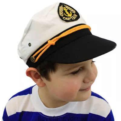 Sailors Hats Choice Navy Marine Captain Mens Ladies Unisex Nautical Fancy Dress • £4.99