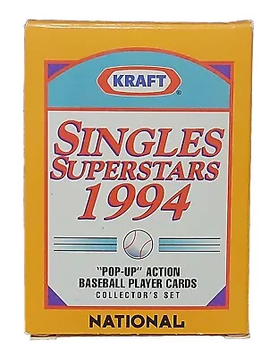 MLB Kraft Singles Superstars 1994  Pop-Up  Baseball Cards *INCOMPLETE SET* • $17.08