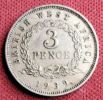 £2.99 • Buy 1939 BRITISH WEST AFRICA 3d THREEPENCE KGVI COIN
