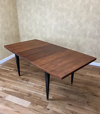 Vintage 1950s Rosewood Gio Ponti Style Dining Table 60s Mid Century Retro G Plan • £475