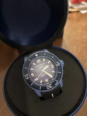 Blancpain X Swatch Scuba Fifty Fathoms Atlantic Ocean Blue SO35A100 With Extras • $207.50