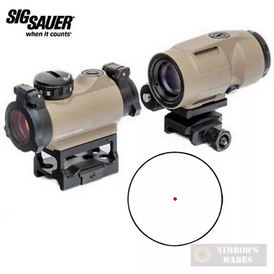 Sig Romeo MSR Red Dot + Juliet3 Micro Magnifier COMBO FDE SORJ72011 FAST SHIP • $244.74