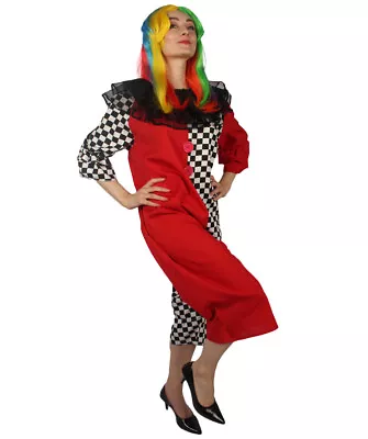 $45.20 • Buy Circus Clown Costume Halloween Costume Naughty Harlequin Uniform Jumpsuit HC-703