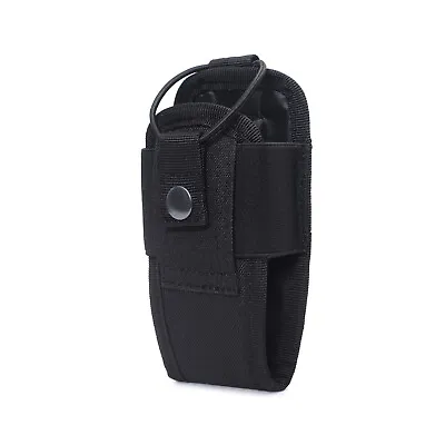 Universal Tactical Molle Radio Holder Heavy Duty Walkie Talkies Holster Belt Bag • $8.89