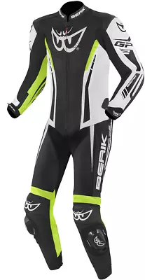 Berik Motorbike Riding MotoGp Motorcycle Racing Suit Men Leather Sport Racer • $246.09