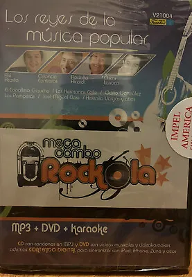 Los Reyes De La Música Popular MP3 DVD + Karaoke Sealed Fuentes Columbia • $17.95