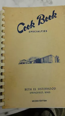 Cook/REcipe Book Beth El Sisterhood Springfield Mass Second Edition • $7.50