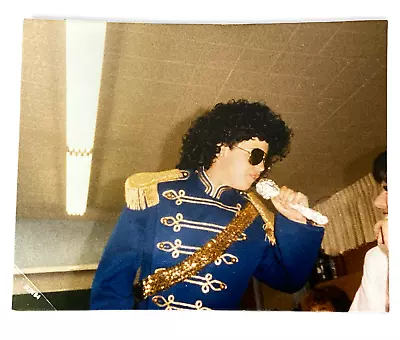 Vintage June 1984 School Kid Michael Jackson Talent Show Original Photo (Kodak) • $14.99