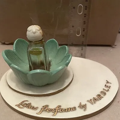 RARE Vintage Lotus Perfume By Yardley On Base • $90