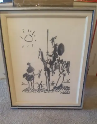 $59.99 • Buy DON QUIXOTE Picasso Print From New York Graphic Society Vintage Circa Midcentury