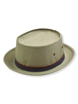 Dorfman Pacific Roll Up Bucket Hat In TAN - 830KS- • $15