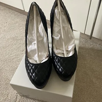 £85 • Buy LK Bennett Sledge Shoes Black Court BNIB Size 39.5 RRP210