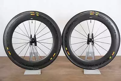 Mavic Cosmic CXR 80 Carbon Tubular Rim Brake Wheelset Shimano/SRAM 11 Speed • $715.85