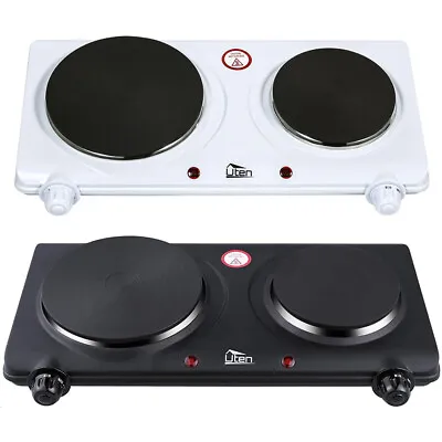 Hot Plate Electric Cooker Double Single Portable Table Top Hob 1250/2250W • £15.49