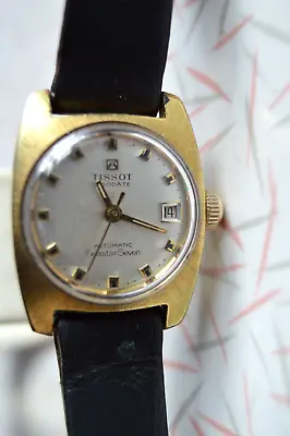 Ladies 1970s GF Tissot Seastar Seven Visodate Automatic Wristwatch • $59