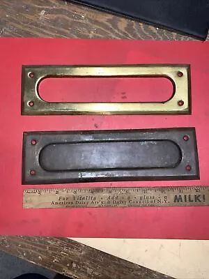 Vintage Large Brass Door  Mail Slot • $9.60