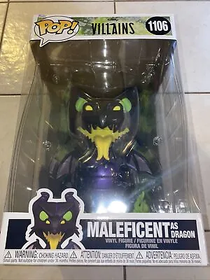 Funko POP! Disney: Villains MALEFICENT As DRAGON 10 INCH Figure • $30