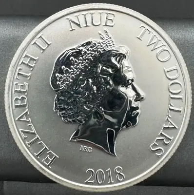 2018 Niue $2 Mickey Mouse 90 Years Of Imagination 1oz. .999 Silver Round • $42.50