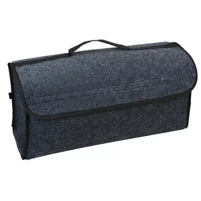 Car Boot Organizer Storage Bag Collapsible Multi-Purpose Tool Box W/Handle Gray • $20.60