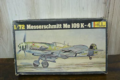 1/72 Messerschmitt ME-109K-4 Vintage Heller Model Kit 229 - OB COMPLETE • $6.95