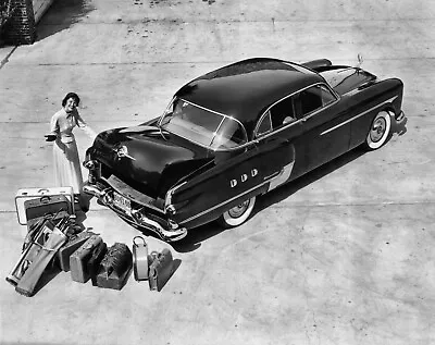 1954 Packard Sedan Press Photo Showing The Luggage It Takes 8 X 10 Photograph • $8.25