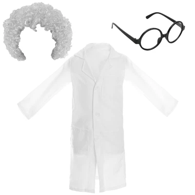 £17.99 • Buy Child Doctor Costume Set Lab Coat Wig Glasses World Book Day Fancy Dress