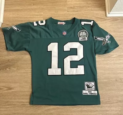 Authentic Philadelphia Eagles Randall Cunningham Mitchell & Ness 1992 NFL • $50