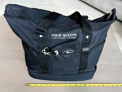 Four Queens Las Vegas Casino Duffel Travel Bag Black • $19.99