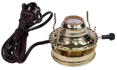 Mason Jar Electric Oil Lamp Burner DIY Conversion Kit Pre-Wired And Ready To Use • $19.99