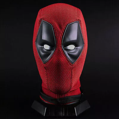 Deadpool Full Face Cosplay Mask Perspective Superhero Breathable Knit Prop • $20.35