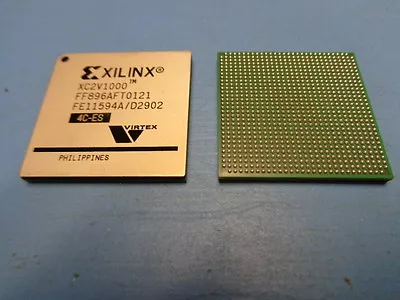 (2) Xilinx Virtex Xc2v1000-4ff896c Es 896 Pin Bga Fpga 1m Gates New Usa Seller • $1149.99