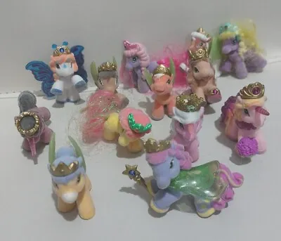 Toy Unicorn Set 13 Mini Flocked Unicorns Filly Fairies. My Little Pony Style.  • £15