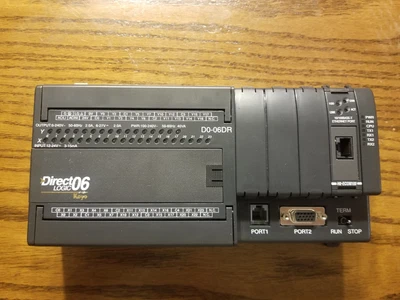 $275 • Buy Automation Direct D0-06DR PLC Processor With H0-ECOM100 Ethernet Card