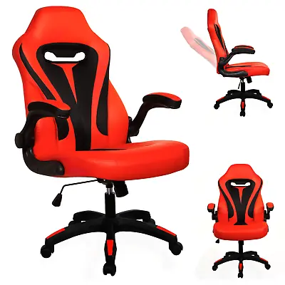 Ergonomic Office Chair Gaming Computer Desk Chair Video Gamer Chair Red • $89.99
