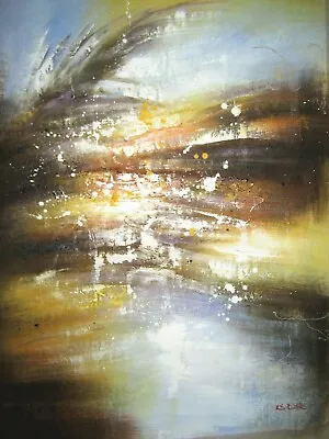 $150 • Buy Chinese Oil Painting  Zao Wou-ki  Color Oil Painting