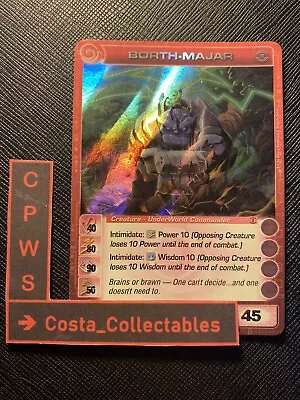 Borth-majar - Max Speed 40/80/90/50/45 - Ripple Foil - Super - Chaotic Card - Nm • $40