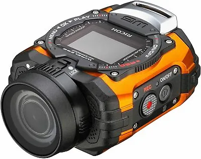 RICOH Waterproof Action Camera WG-M1 Orange WG-M1 OR 08286 • $90.58