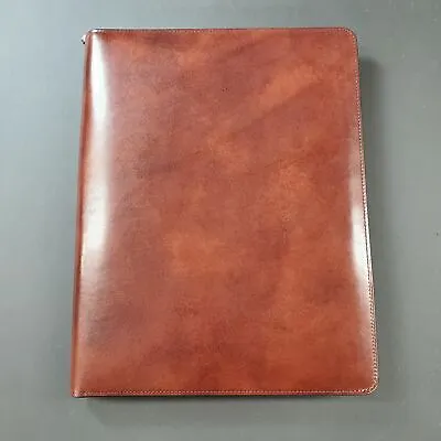 New Bosca Old Leather Brown Zipper Padfolio #932 58 • $235