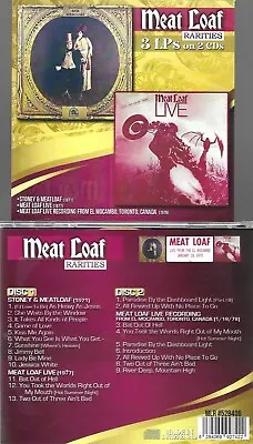 MEAT LOAF-RARITIES-Stoney & Meatloaf/2 Rare Live LPs-3 LPS ON 2 CDS • $19.99