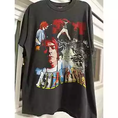 Kurt Cobain Nirvana Vintage T-shirt Modern Reprint Single Stitch  • $50