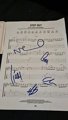 Signed Oasis Song Sheet With Certificate • £65