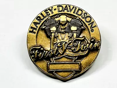 $24.99 • Buy Genuine Factory Harley-Davidson Motorcycles Vest Pin Badge First V-Twin Engine