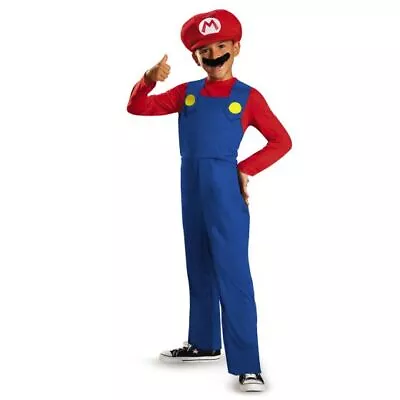 Licensed Nintendo Super Mario Bros Mario Classic Boys Child Costume • $29.88