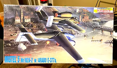 Dragon WWII Mistel 5 He 162A-2 W/Arado E-377a Airplane Model Kit Sealed - NIB • $39.99