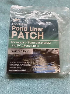 New Smartpond Pond Skins Pond Liner Patch Kit 6 X 18 EPDM And PVC • $12