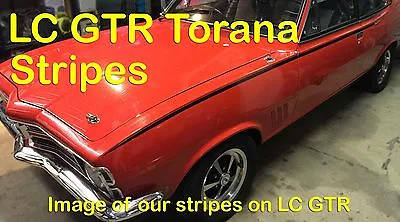 $130 • Buy LC GTR Torana Side Stripe Kit Will Suit LJ GTR XU-1