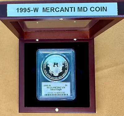 1995-W Silver Eagle PCGS PR 70 DCAM John Mercanti Signed • $27199.20