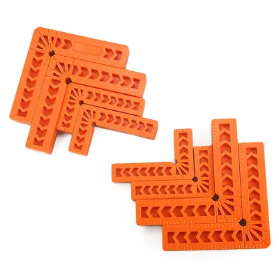 8x Right Angle Corner Clamp Positioning Squares 90 Degree Right Angle L-Type ABS • $13.68