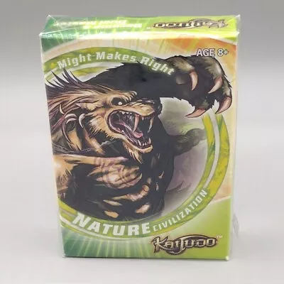 Kaijudo TCG Nature Civilization 40 Card Deck 2012 Wizards NEW Factory Sealed • $10.99