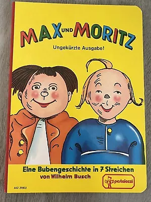 German Book Max And Moritz A Boy's Story In Seven Pranks By Wilhelm Busch • $10